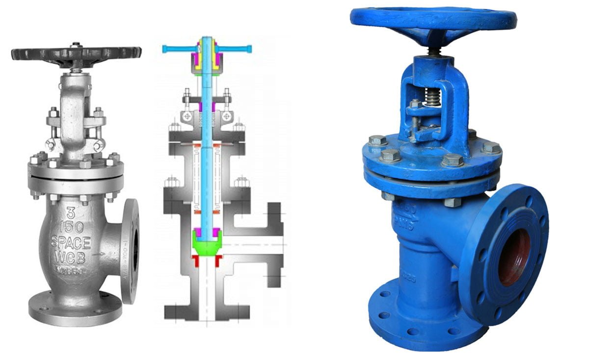 what is an angle globe valve